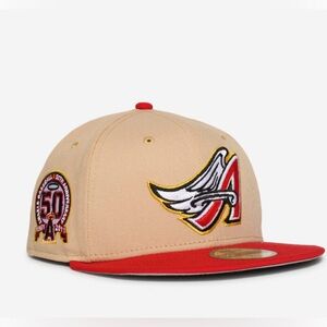 New Era 59Fifty Anaheim Angels Putty Pack Fitted Hat
